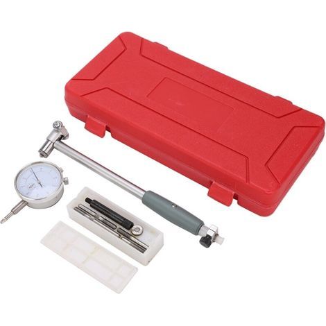 Jauge d'alésage à cadran 50-160 mm – Précision 0,01 mm – Kit d'outils de mesure pour cylindre de moteur – Métal (1/5)