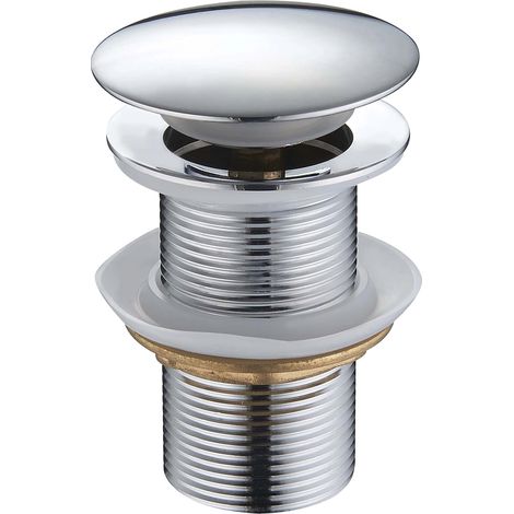Mexen tappo clic-clac rotondo, cromo - 79910-00 (1/2)