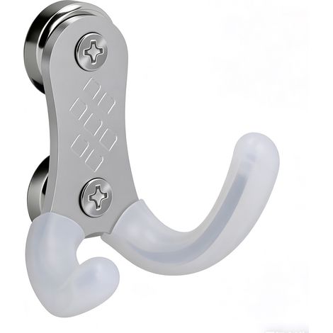 Support de porte-filtre magnétique adapté à la Machine à café de luxe, 51mm, 53mm, 58mm, accessoires en acier inoxydable, support à Double crochet, argent (1/5)