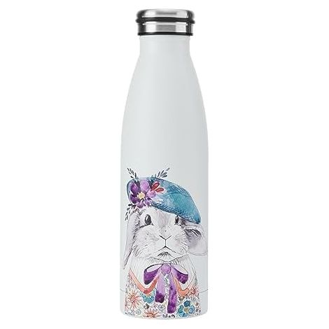 Mikasa Tipperleyhill  Trinkflasche de 500 ml, Kaninchendesign de, mit Etui