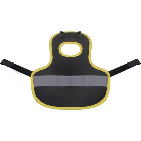 Black Chicken Harness Hen, Hen Saddle Apron Reflective Pet Vest Chicken Clothes Feather Protection Vest