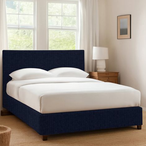 Letto Singolo Ilford, Sfoderabile, Contenitore Made in Italy, Viola Scuro (1/4)