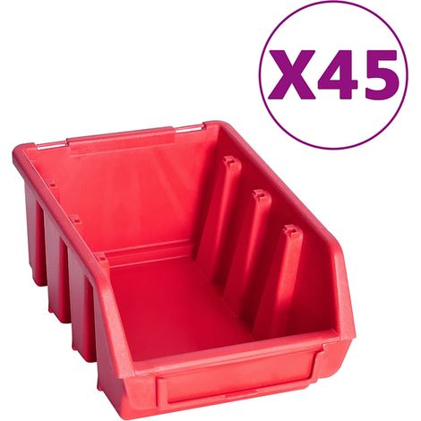 Maison Exclusive - Kit de cajas de almacenaje 96 pzas paneles de (1/5)