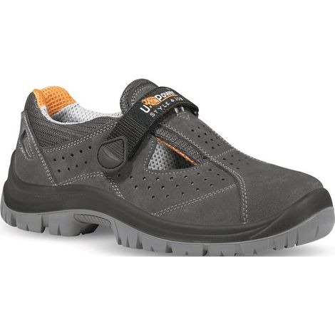 Sicherheitssandale MAGIC Gr.46 grau Leder S1P SRC EN20345 U.POWER (1/2)
