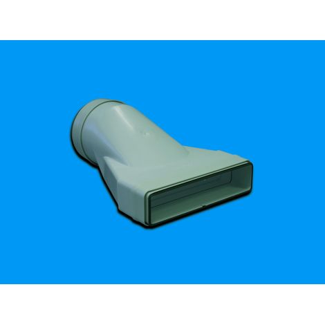 Manchon mixte à joints, rectangulaire 40x220 mm/circulaire D 80 mm, gamme TUBPLA S&P (UNELVENT) 831002