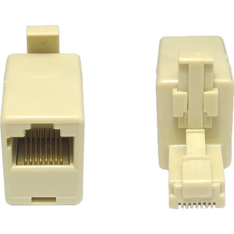 Coupleur RJ45 Femelle, RJ45 Mâle cat. 5e RS PRO, ports Non blindé ( Prix pour 1 )