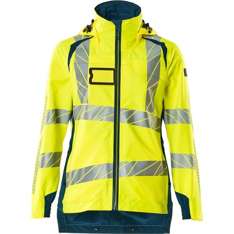 Mascot MASCOT ACCELERATE SAFE Damen Hard Shell Jacke 19011-449 Gr. M hi-vis gelb/dunkelpetroleum (1/4)