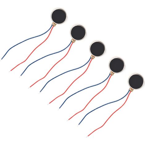 Mini moteur vibrant, petit, léger, silencieux, micromoteur à bouton plat, 3 V