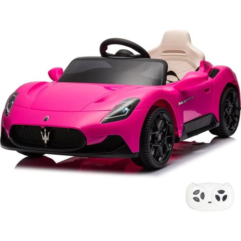 Macchina Maserati MC20 Cielo Elettrica per Bambini 12V - 1 a 5 anni - con Telecomando - Rosa (1/5)