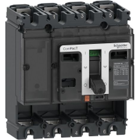 Bloque corte SCHNEIDER 250A 36kA DC 4 polos para protección eléctrica.