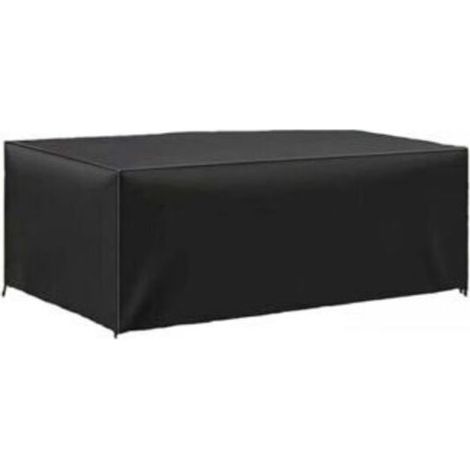 1 Gartentischabdeckung 123 x 61 x 72 cm, wetterfeste und reißfeste 420D Oxford-Plane, Schutzhülle für Gartenmöbel (1/4)