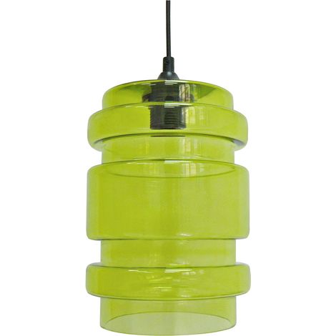 Candellux DECORADO lampada a sospensione E27 vetro verde (1/3)