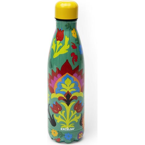 Excelsa New Delhi Bottiglia Termica, 50 Cl., Multicolor, Acciao INOX