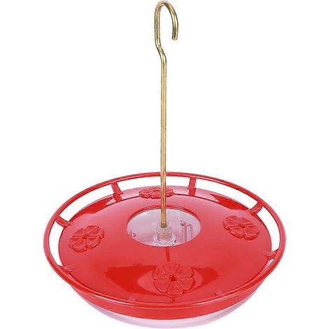 Hängender Kolibri-Nektarspender, Vogelfuttergerät aus Kunststoff, Gartendekoration, Hängemodell (1/5)