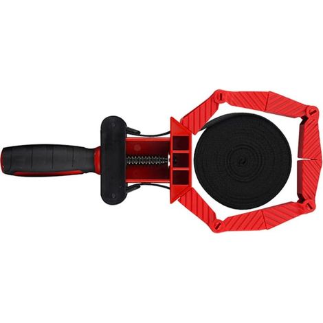Pince de Sangle de Bande de Travail du Bois Pinces à cliquets réglables avec l'usure 4M Sangles Pince de Bande d'angle Outil de d'étau à Onglet pour Le Travail du Bois (1/5)