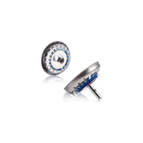 bouchon évier inox 2Pcs Bouchon de crépine pour éviers en Acier Inoxydable Couvercle de filtre évier pour Cuisine et Salle de Bain bouchon dévier trou passoire Diamètre 80mm (1/5)