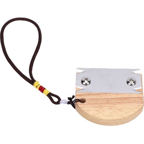 Outil de coupe-bordures pour placage avec manche en bois et 2 lames de rechange (1/5)