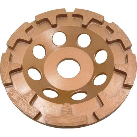 DEDRA - Disco abrasivo per calcestruzzo e pietra, 115 mm - Segmento T
