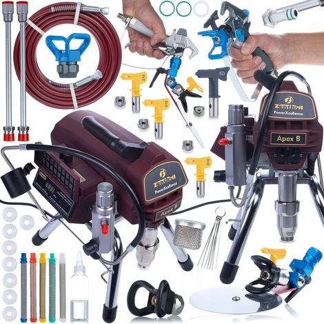 Pompa a Pistone Zenthril Apex B 2500W – Alta Potenza e Precisione 20MPa, 3,2L/min Verniciatura Professionale (1/5)