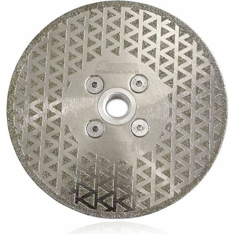 Disque Diamant 125mm Lame de Scie Électroplaqué Double Face pour Coupe et Meulage Pierre Granit Marbre Tuile-LIAIKI (1/5)