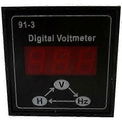 Voltmètres numériques pour groupes électrogènes à essence monophasés et triphasés 220 V/380 V (pièces détachées) QAQ (1/5)