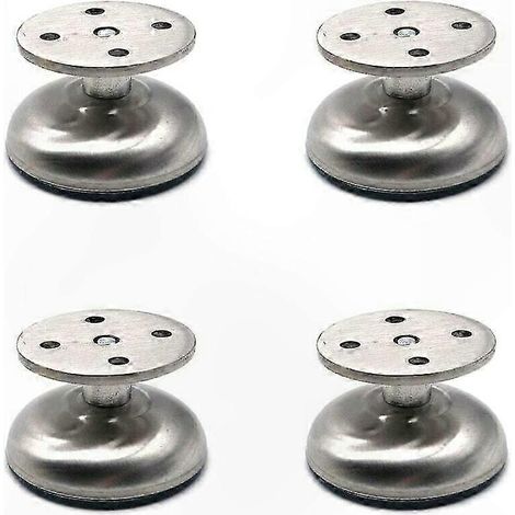 Pieds de table robustes et réglables, embouts de meubles en acier inoxydable, faciles à assembler, adaptés aux projets de bricolage, lot de 4 (1/5)