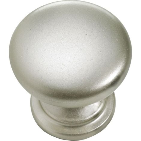 Hettich Möbelknopf Kunststoff silber Ø 25,0 mm - 1 Stück Möbelgriff