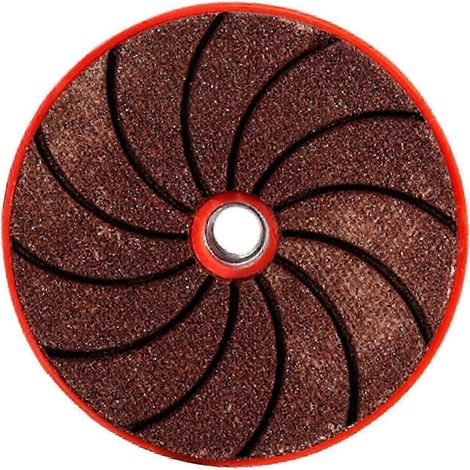 Disque de ponçage pour meuleuse d'angle, idéal pour le ponçage de carrelage et la finition céramique, grain 50. (1/3)