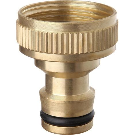 1 Nez De Robinet Laiton 3/4 Pouces, Connecteur Universel Métal, Pour Tuyau D'arrosage (1/2)