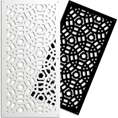 PELOTA MAYA - Pannello in PVC traforato - Parasole - Misura: 50x150 cm - Colore: bianco (1/4)