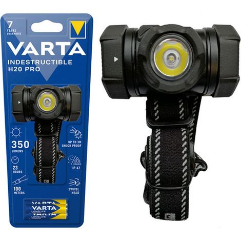 Torcia Varta Head Light 3AAA 5LED con Pile Incluse - 5LED