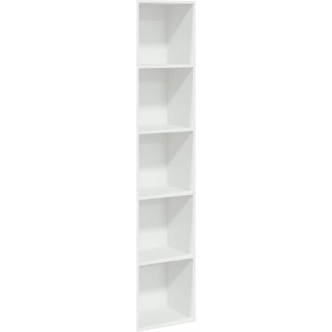 Maison Exclusive - Libreria Bianca 40x30x189 cm in Legno Multistrato