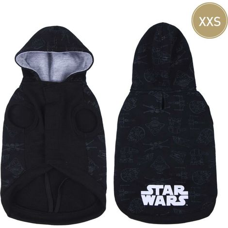 Felpa per Cani Star Wars XXS Nero (1/5)