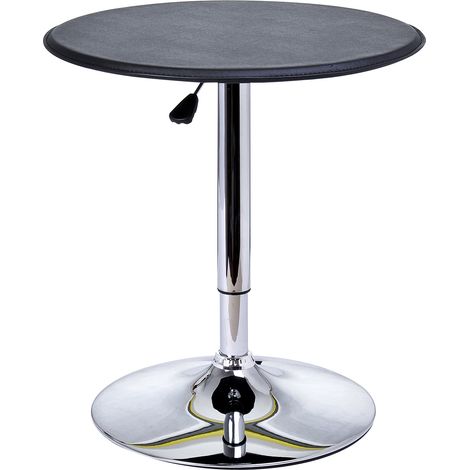 Runder Bartisch, drehbar und höhenverstellbar (67-93 cm).