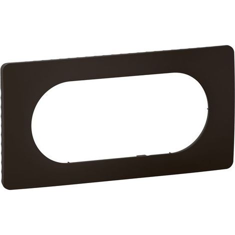 Plaque de finition Céliane 4 à 5 modules - Noir Mat (CP0108) (1/2)