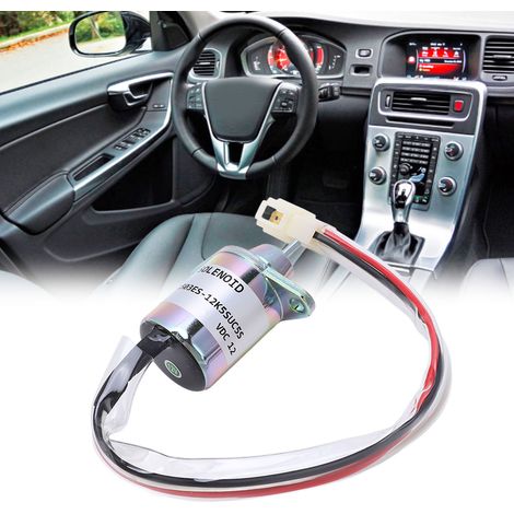 L'électrovanne d'arrêt de flamme et de coupure de carburant 118400-61950 convient aux moteurs Yanmar 2V78 et 2V750. (1/5)