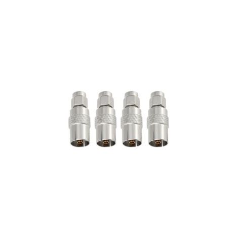 10 SMA Stecker/Buchse 50 Ohm IEC DVB-T Koaxialstecker-Adapter für Antennenkabelverlängerungen - Crezuo