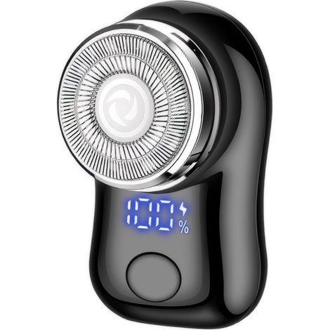 Rasierer – Elektrorasierer – Mini-Elektrorasierer – Doppelklinge – USB-Anschluss – Digitalanzeige – 3 Stufen einstellbar – Tragbar – Ideal für Geschäftsreisen und als Geschenk – Reisebegleiter – Stilv (1/5)