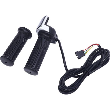 Accélérateur électrique Accélérateur de Vélo électrique 36 V avec Affichage de la Batterie Contrôle de Vitesse Sensible Ajustement Stable Guidon de 22,2 Mm Sports et Plein (1/5)