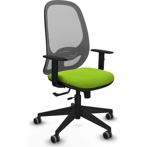Silla de oficina piqueras y crespo Cilanco gris madera cuero sintético (1/2)