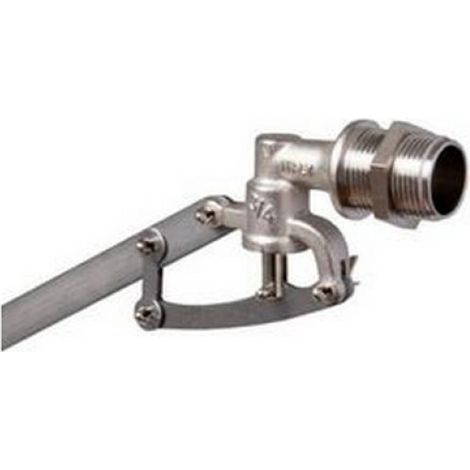 GALLEGGIANTE IN OTTONE SENZA SFERA A 5 COPPIGLIE ASTA AISI 430 1&quot