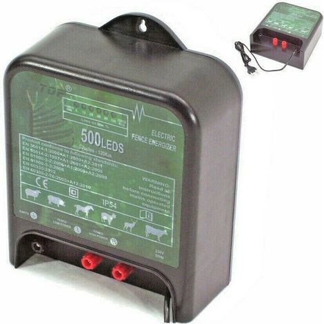 Weidezaungerät 230V Elektrozaungerät LED Weidegerät Elektro Weide Zaun 56393