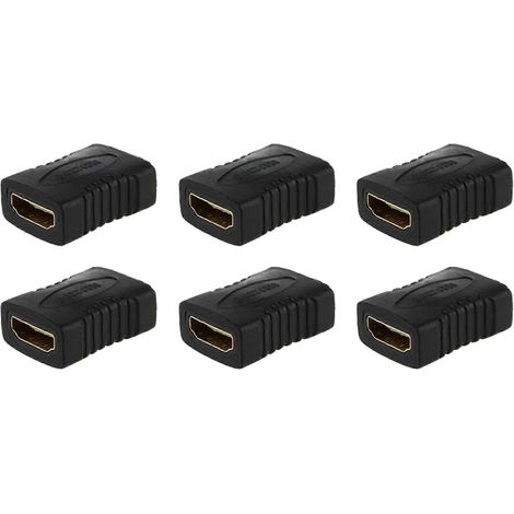 Adaptateur HDMI femelle-femelle 6 canaux pour téléviseurs HD (1/5)