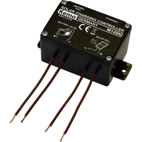 Kemo Charging Controller M149N Régulateur de charge solaire série 12 V 10 A (1/3)