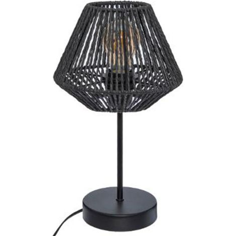 Lampe à Poser Design "Jily" 34cm Noir (1/3)