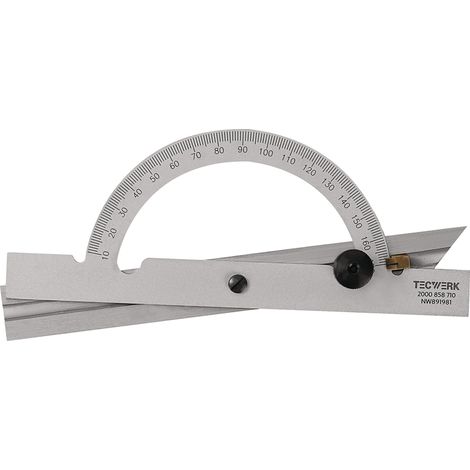 TECWERK Winkelmesser Gradbogen-D.250mm Schienen-L.500mm TECWERK (1/2)