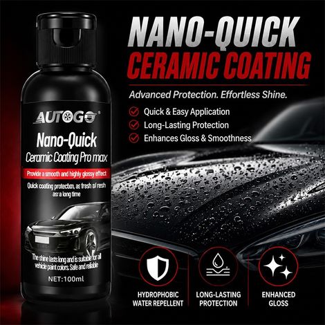 Nano-fast ceramic coating agent for car paint protection, in stock -- Nano-fast ceramic coating 60ml (1/4)