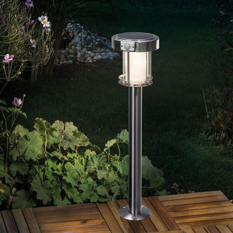 Esotec – Lampadaire solaire PIR Ancona Pro 71 cm – Duo color avec choix de lumière – Indice de protection IP44 – 102534