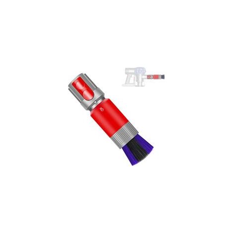 Brosse à poussière douce pour Dyson Outsize, V7, V8, V10, V11, V15 – Plus de 8100 poils ultrafins – Autonettoyante avec brassard rotatif (1/5)