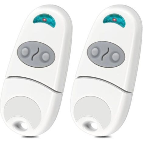 LAN Telecommande Portail 433.92 MHz, Télécommande de Portail, 2 Boutons, Télécommande Porte de Garage, Bip Portail Remote Control Badge Portail (1/4)